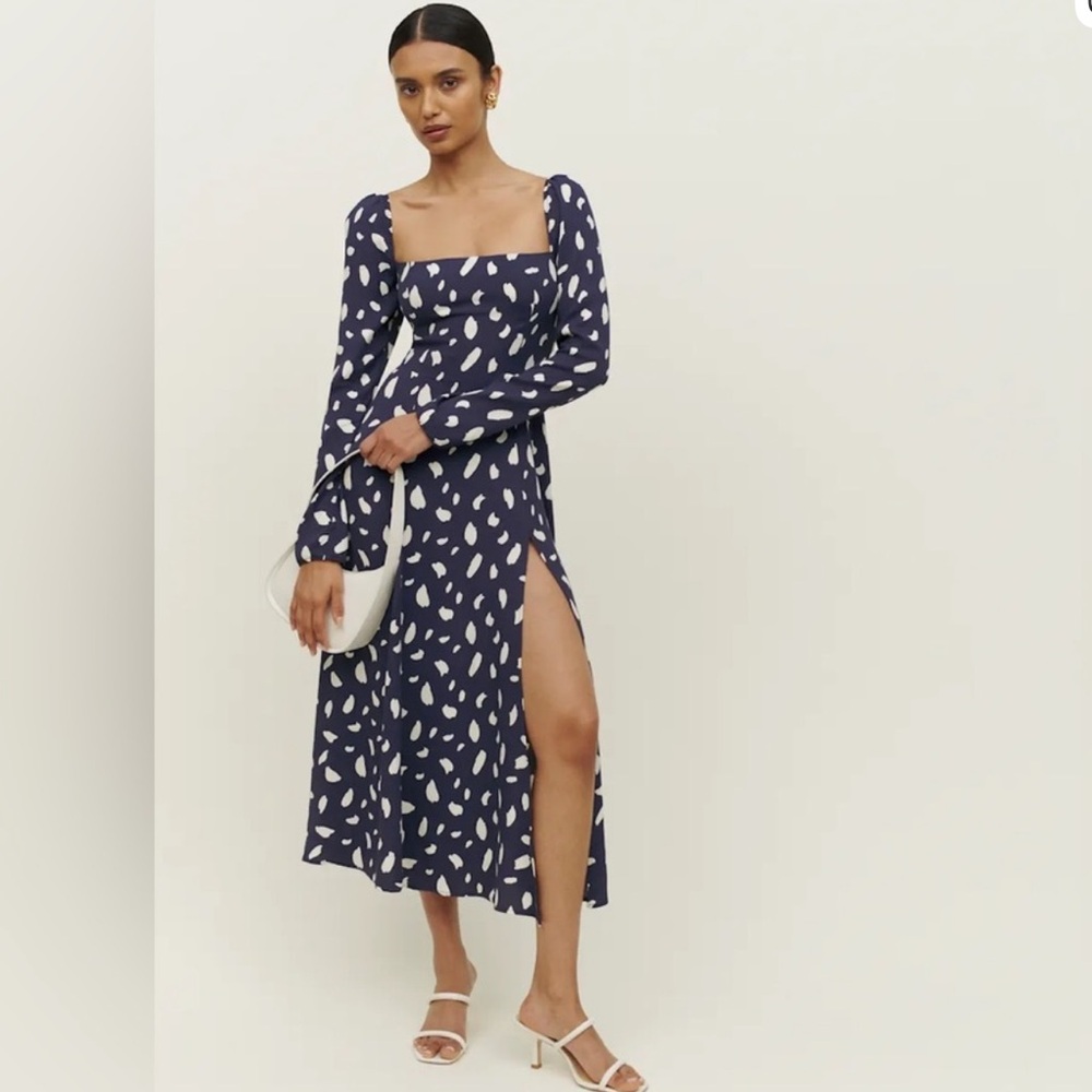 Reformation sigmund Splatter Dress